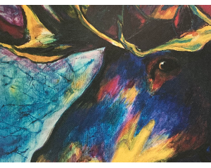 "Moose" Signed Open Edition Print by Chris Wakefield - Animal Portrait Series